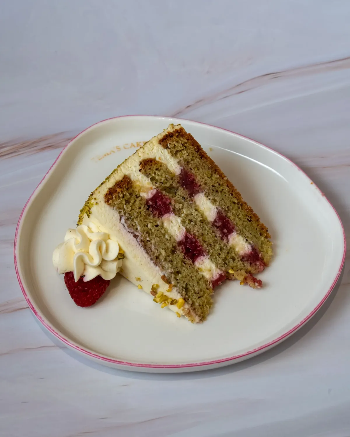 Layer Cake Pistache Framboise